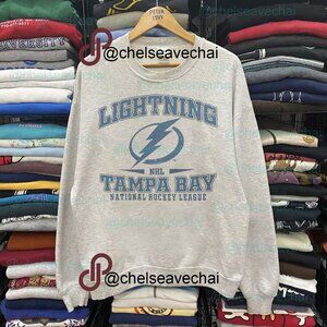 Vintage Tampa Bay Lightning Hockey Sweatshirt, NHL Tampa Bay Lightning Shirt Tee